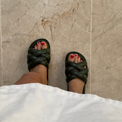 Sandalia Greta Oliva